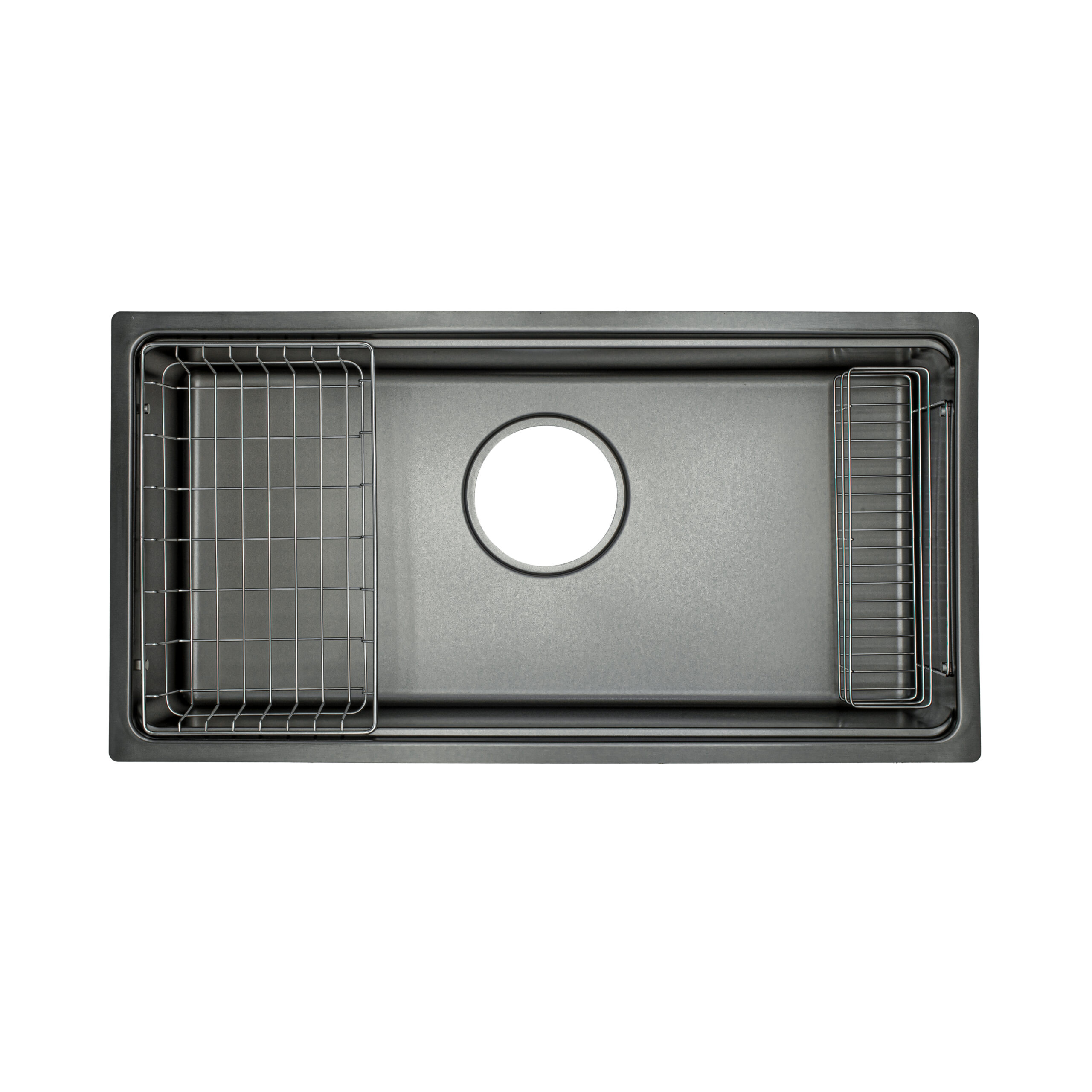 Sensuto S8746BK 싱글 보울 싱크대