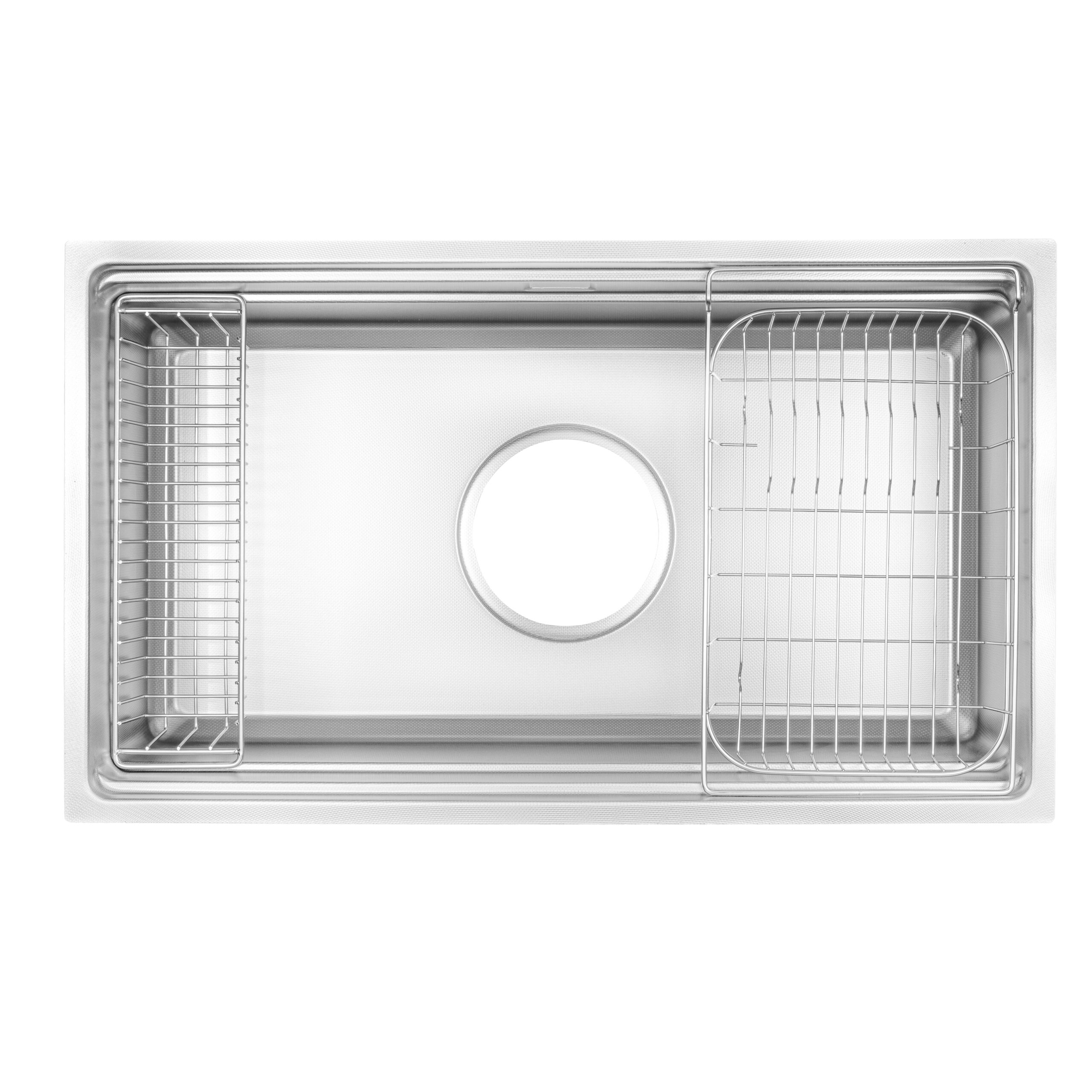 Sensuto S7645TSA 스크래치 저항 싱글 보울 싱크대