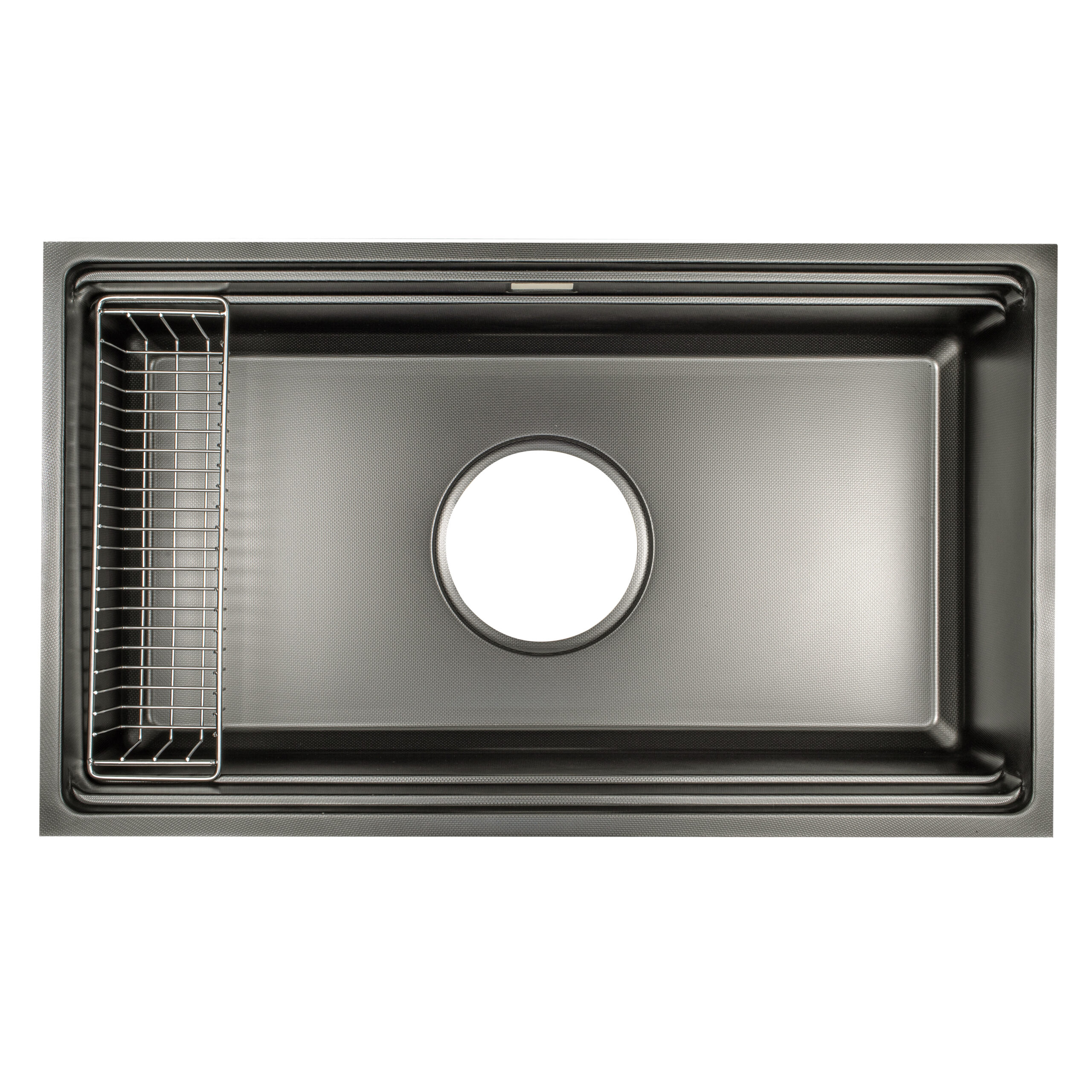 Sensuto S7645DSA 스크래치 저항 싱글 보울 싱크대